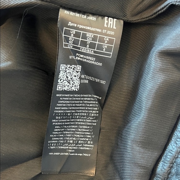 Guess Black Leather Moto Women's Jacket - Picture 11 of 11